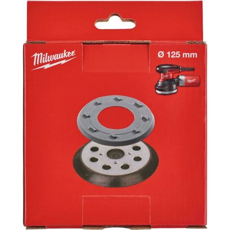 Plato de lija 125 mm MILWAUKEE - 8 agujeros - 4932430091 (1/2)