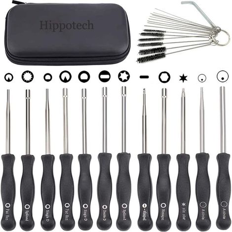QAZQA Lot de 12 Outils de Réglage de Carburateur avec scredrivers acircle pour petit moteur 2 temps pour Husqvarna pour STHIL pour Tronçonneuse (1/5)