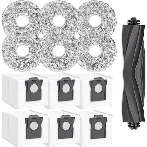 Kit de pièces détachées pour aspirateur Dreame MOVA E40 Ultra : brosse principale, lingettes de nettoyage et sac à poussière. (1/5)