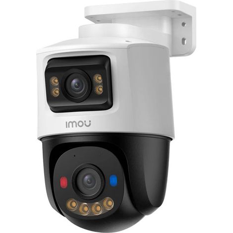 Imou IPC-PS70FP-10M0 PS70F Telecamera IP PoE Doppio Obiettivo 10MP Esterno Pan Tilt AI Sirena 110dB Visione Notturna 30m colore Bianco