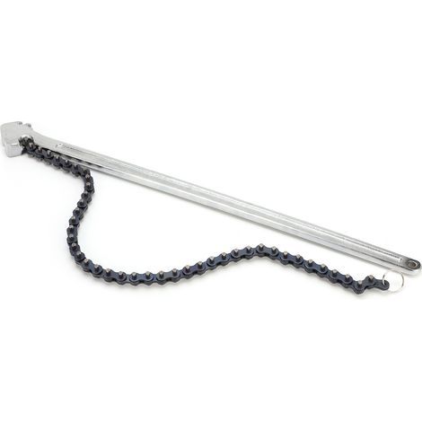 24-inch chain wrench, chrome vanadium steel, adjustable diameter, long handle joint, tightening tool (1/5)