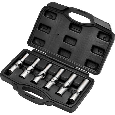 Draper Glow Plug Socket Set, 3/8" Sq. Dr. (6 Piece)