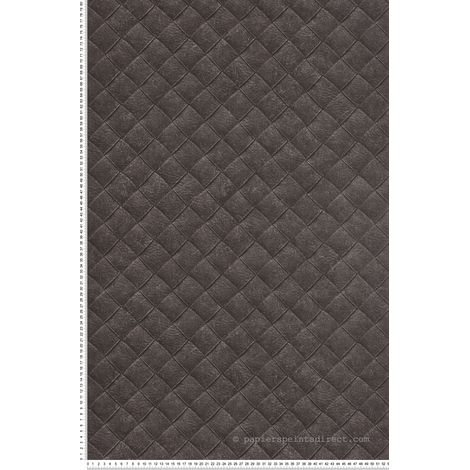 Papier peint Trompe l'oeil Noir Maori Montecolino