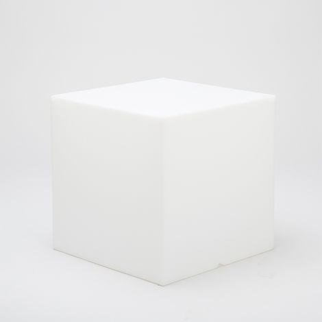 Moovere – Pouf de jardin carré 43x43cm – Résistant aux UV et aux températures extrêmes – Pattes en nylon pour stabilité
