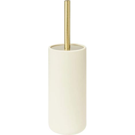 Brosse WC Design "Duo" 35cm Ivoire