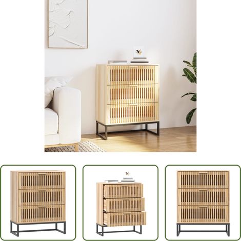 vidaXL Schrank - Sideboard 60x30x75 cm Holzwerkstoff (1/5)