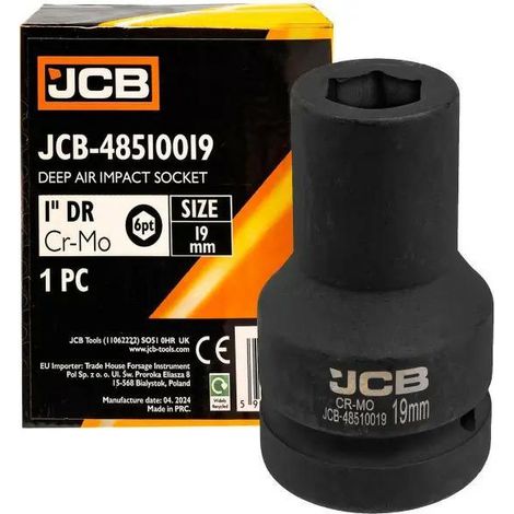 Nasadka de impacto profunda 1" 19mm (hexagonal de 6 caras)