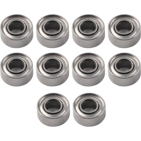 10 roulements à billes à gorge profonde blindés en métal (683-ZZ 3x7x3mm) (1/5)