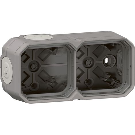 Scatola Plexo – 2 posti orizzontale/verticale – Grigio - LEG069672L (1/2)