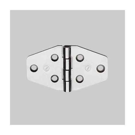 Cerniera inox per arredamenti nautici art. 854in 40x70 mm conf. da 24 pz