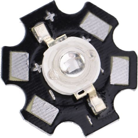 LED haute puissance 3W puce émettrice diode verte pour lampes DIY, luminaire bricolage, ampoules LED spots, composants électroniques, kit éclairage (1/5)