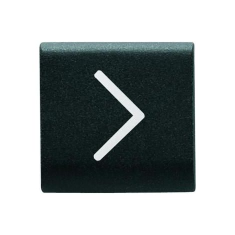 TOUCHE INTERCHANGEABLE 'FLECHE H' NOIR GEWISS GW12546