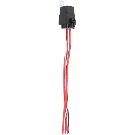 Relè automobilistico impermeabile 60/80 A 12 V con cavo di collegamento, a 5 poli, robusto, calibro 12 AWG, per barche (1/5)