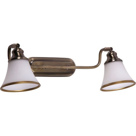 Jugendstil Wandleuchte drehbar GRANDO Spiegellampe