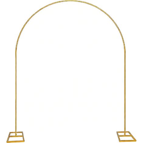 Arco de boda, estructura metálica, fácil montaje, 2,1 x 2,4 m, M (1/2)