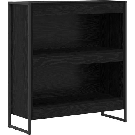 Maison Exclusive - Bücherregal Schwarz Eichen-Optik 80 x 30 x 86,