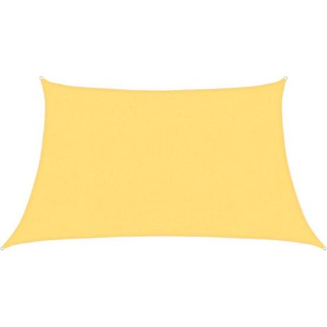 Voile d'ombrage, 160 g/m², beige, 3/4 x 2 m, polyéthylène haute densité. (1/5)