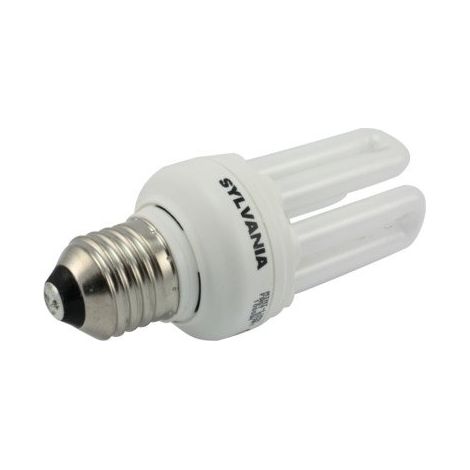 SYLVANIA B22 AMPOULE FLUO COMPACTE CFL 8 W D'ÉCONOMIE D'ÉNERGIE, BLANC