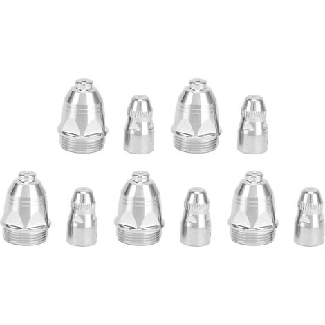 Plasma Cutting Torch Consumables Kit Plasma Electrode Cutting Nozzle Set for P80 Cutting Torch1.3mm
