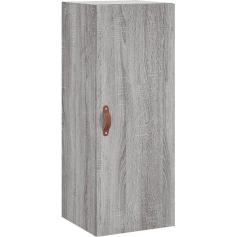 Maison Exclusive - Armario de pared gris Sonoma 34,5x34x90 cm (1/5)