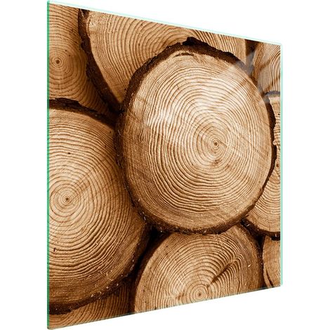 Plaque de protection en verre pour poêle à bois 50x52 (1/5)