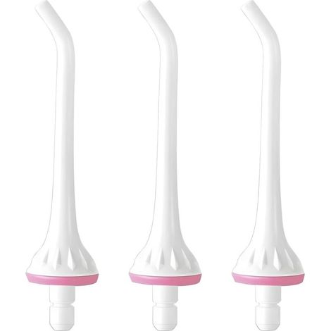 Lot de 3 Embouts de Rechange pour Hydropulseur Oralfree, Nicwell, Nicefeel, COSLUS, Mospro, Zerhunt, Buses à Jet d'Irrigateur Buccal, Matériau ABS Durable, Blanc (1/5)