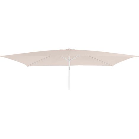 Housse de rechange pour parasol N23 - housse de rechange pour parasol - 2x3m rectangulaire tissu/textile 4 -5kg UV 50+ - crème