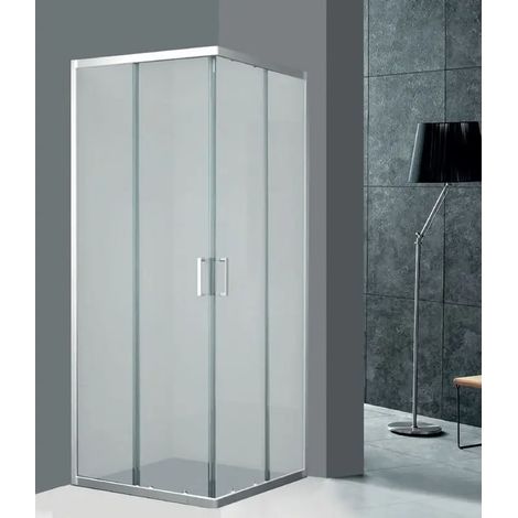 Box de ducha angolare ALIUS cromo 69–79 × 89–99 cm 190 cm