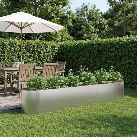 Jardin surélevé Acier inoxydable 300 x 40 x 40 cm Acier vidaXL