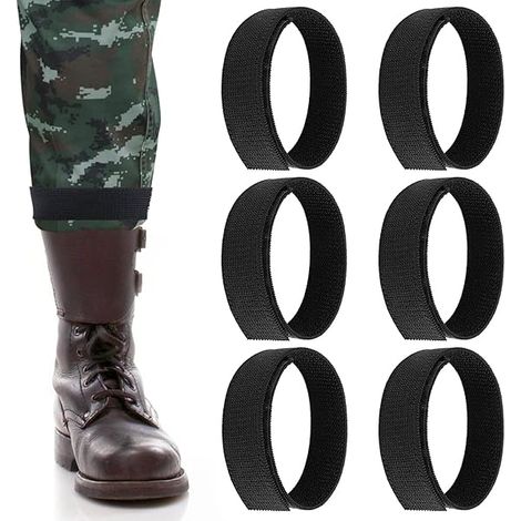 Boot Blousers - Bande Élastique pour Replier Pantalon dans Bottes - Pour Chasse, Randonnée, Pêche, Jardinage, Cyclisme, Uniforme Militaire - Lot de 2 (1/3)