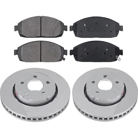 KIT FRENI ANTERIORI compatibile con JEEP GRAND CHEROKEE III (WH,WK) - DISCHI + PASTIGLIE OEM: FDB4002 / 17819 /SOSTITUZIONE DIRETTA/BASSA POLVERE/SILENZIOSO (1/5)