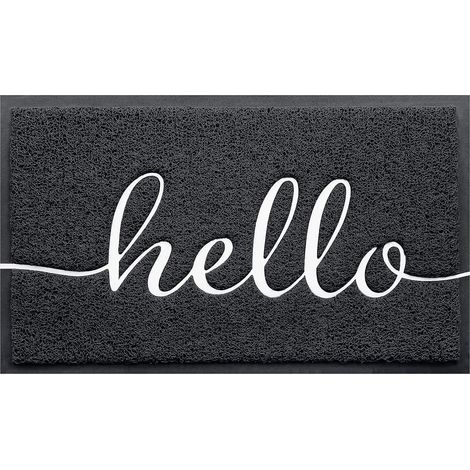 Tapis De Seuil - 76 X 44,5 X 1,5 Cm - En Pvc - Anti-dérapant - Pour Entrée Intérieure Extérieure - 1 Pièce (1/5)
