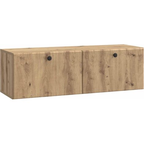 vidaXL Wall-Mounted TV Cabinet 98 x 31 x 30 cm Artisan Oak