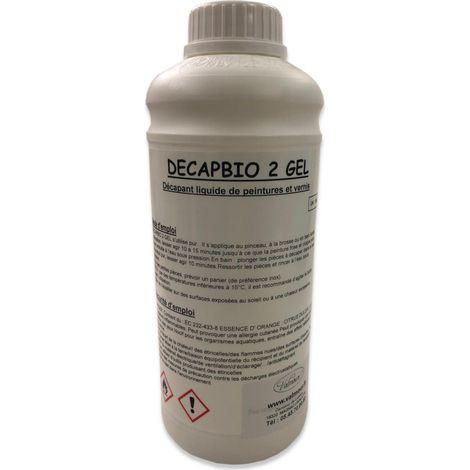 Décapant Gel DECAPBIO 2 Valmour, 1 litre Incolore