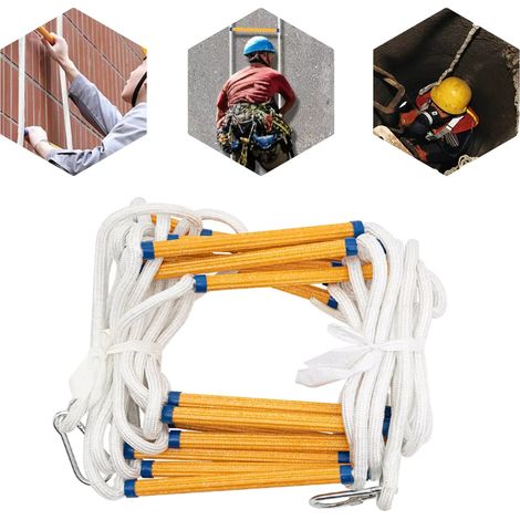 Échelle d'évacuation d'urgence, longueur de 10 m, capacité de charge de 200 kg (1/5)