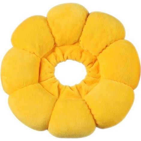 Collier de convalescence pour chat - Collier tournesol mignon, collier de récupération post-opératoire pour chat, collier ajustable, collier élisabéthain, pour chatons et chats (1/2)