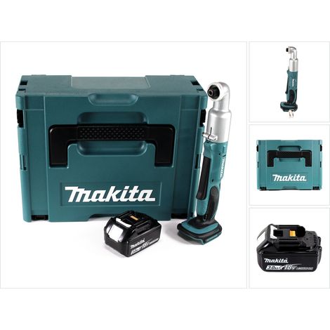 Avvitatore angolare a impulsi a batteria Makita DTL 061 F1J 18 V 1/4" 60 Nm + 1 batteria da 3,0 Ah + Makpac - senza caricabatterie