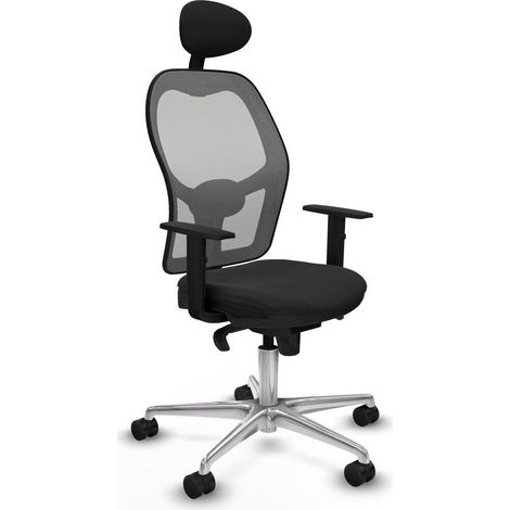 Piqueras-y-crespo Jorquera Silla de escritorio negra ergonómica