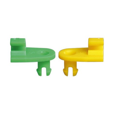 Agrafe de tringle Ø 3 mm 1275 – Pour bois dur – Longueur 16 mm – Largeur 10 mm – Hauteur 14.5 mm – Système de verrouillage – Restagraf