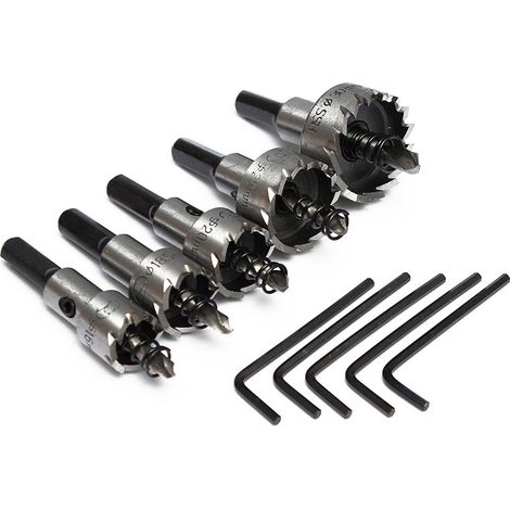 Forets diamantés (lot de 5) pour carrelage, forets fraisés pour verre (1/3)