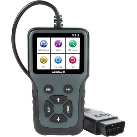 DEESSE SHOP-Comparateur à cadran, OBD2 Code Reader, Lecteur de code OBD2, scanner manuel OBD-2 à clic manuel, outil de diagnostic de moteur pour véhicules avec interface OBD II après 1996 (1/4)