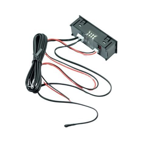 Decoración del salpicadero del coche Congelador Refrigerador Termómetro para coche interior/exterior Termómetro digital Suministros para automóviles Termómetro LED para coche (1/5)