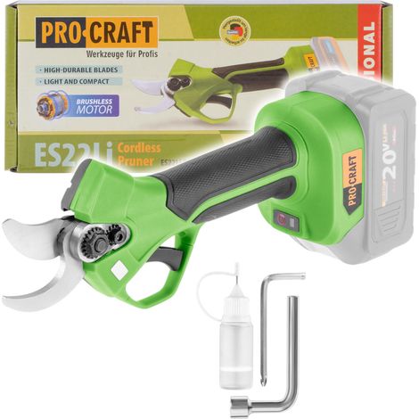 Sécateur à batterie Procraft ES22Libb 20 V 25 mm Brushless Solo - sans batterie, sans chargeur (1/5)