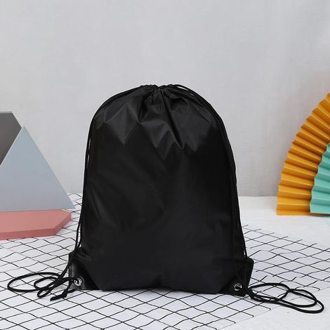 Sac de linge sale pliable 5 pièces 34x43cm, rangement voyage avec cordon, housse à vêtements pour camping dortoir hôtel, noir rouge gris clair bleu ciel gris foncé (1/4)