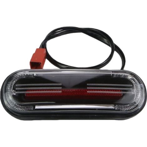 Feu arrière pour vélo/scooter électrique WB-001 Little Turtle King avec feux de freinage et clignotants, source lumineuse LED, améliore la sécurité.