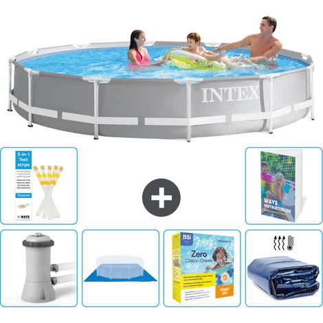 Intex Piscine Prism Frame Ronde - 366x76 cm - 7-pièces  S245