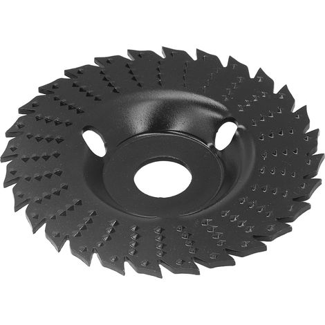 Disque à sculpter le bois, meule à 28 dents, 12,7 cm (5 pouces), outil de coupe et de façonnage pour le travail du bois