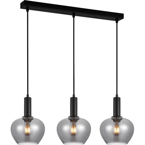 Suspension Stabla 3 E27 noire Itux PND-30084-3-BK-SG (1/3)