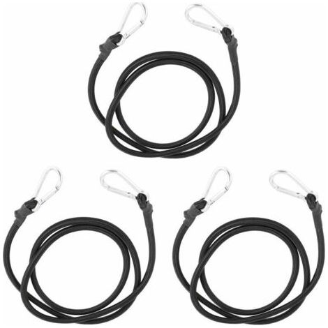 Tendeurs avec Crochets 3 taille Tendeurs Elastique avec Crochets Extra résistants Expander Tendeurs,(3pcs,1m. 2m.3m) (1/5)