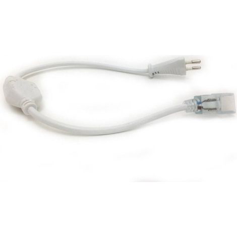 TrAdE Shop Traesio - Cavo Di Alimentazione Con Attacco A Presa Per Striscia Led Stripled Spina 220v -